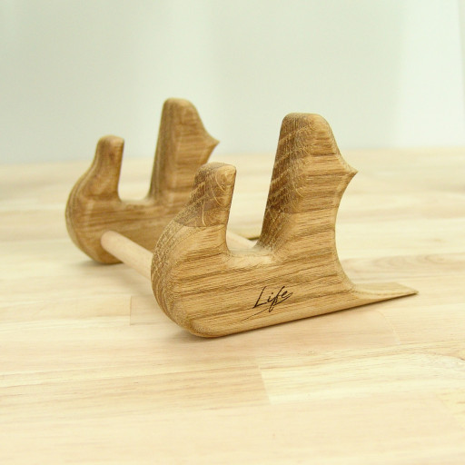 Weight Plate Chopping Board Set - 25kg Beech, 20kg Oak
