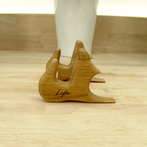 Fox Chopping Board - Oak