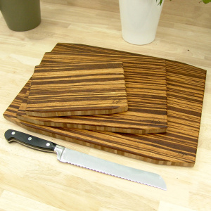 Set of 3 - Signature Life Chopping Board - Tiger Bamboo