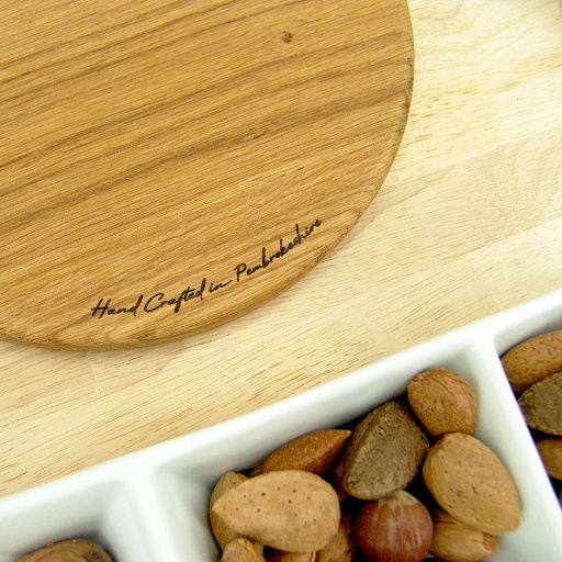Snuggling Squirrels - Hibernation Chopping Board, Solid Oak