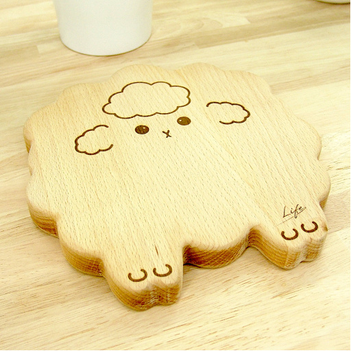 Sheep Chopping Board - Beech