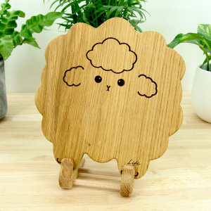 Sheep Chopping Board - Oak