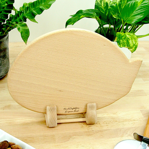 Sleepy Cat Chopping Board - Beech