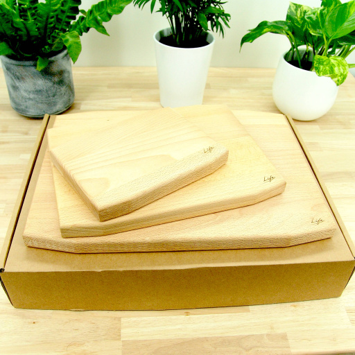 Set of 3 - Signature Life Chopping Board - Beech