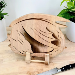 Sleeping Dragon Chopping Board - Beech