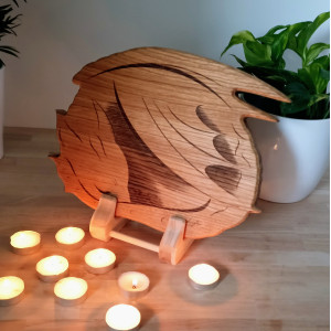 Sleeping Dragon Chopping Board - Oak
