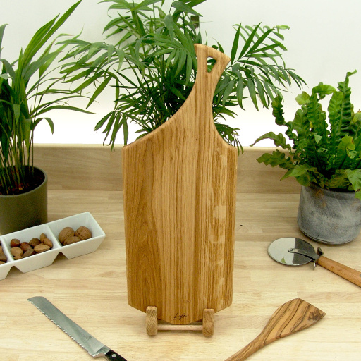 Signature Solid Oak Serving Paddle Board