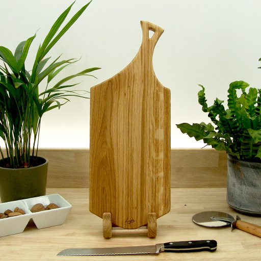 Signature Solid Oak Serving Paddle Board