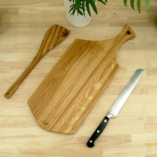 Signature Solid Oak Serving Paddle Board