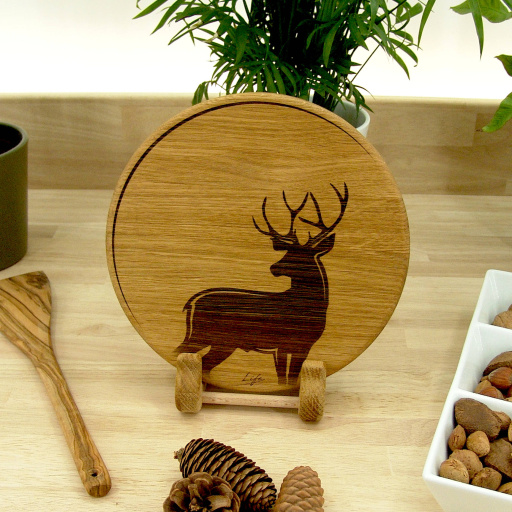 Stag in the Moon Chopping Board
