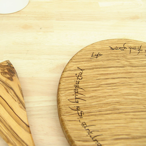 Ring of Power Chopping Board - Oak Medium 23cm - Lord of the Rings Gift 