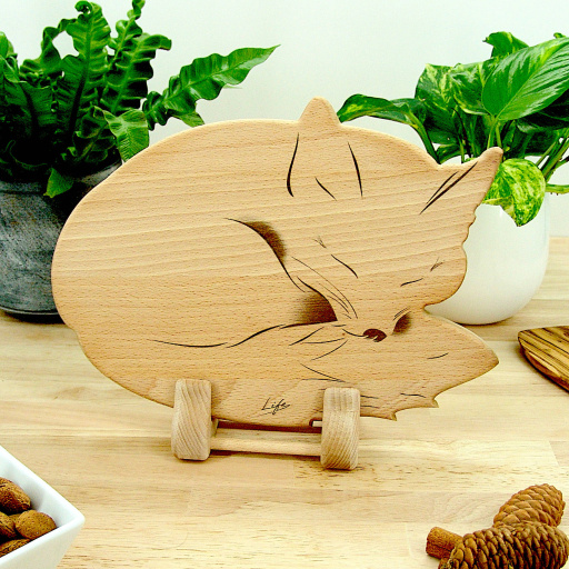 Fox Chopping Board - Beech