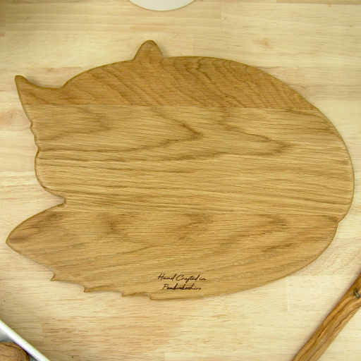 Fox Chopping Board - Oak