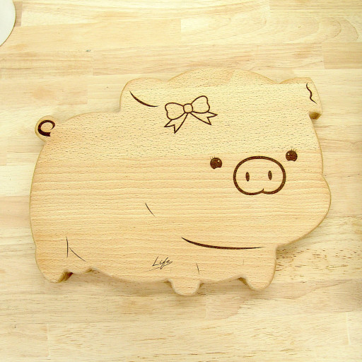 Pig Chopping Board Couple Set - Penny and Percy