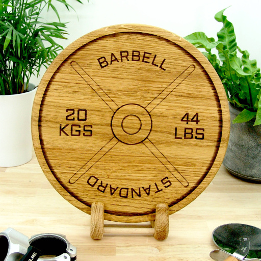 Weight Plate Chopping Board - 20kg Oak