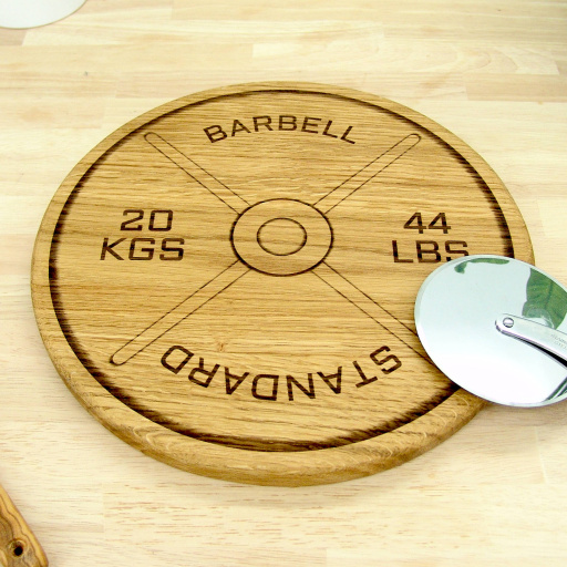 Weight Plate Chopping Board - 20kg Oak
