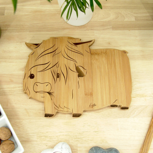 Highland Cow Chopping Board - Hagrid