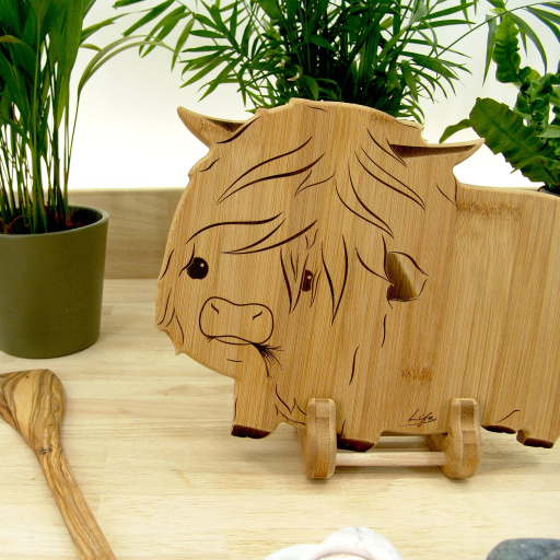 Highland Cow Chopping Board - Hagrid