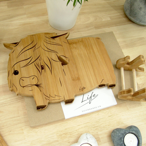 Highland Cow Chopping Board - Hagrid